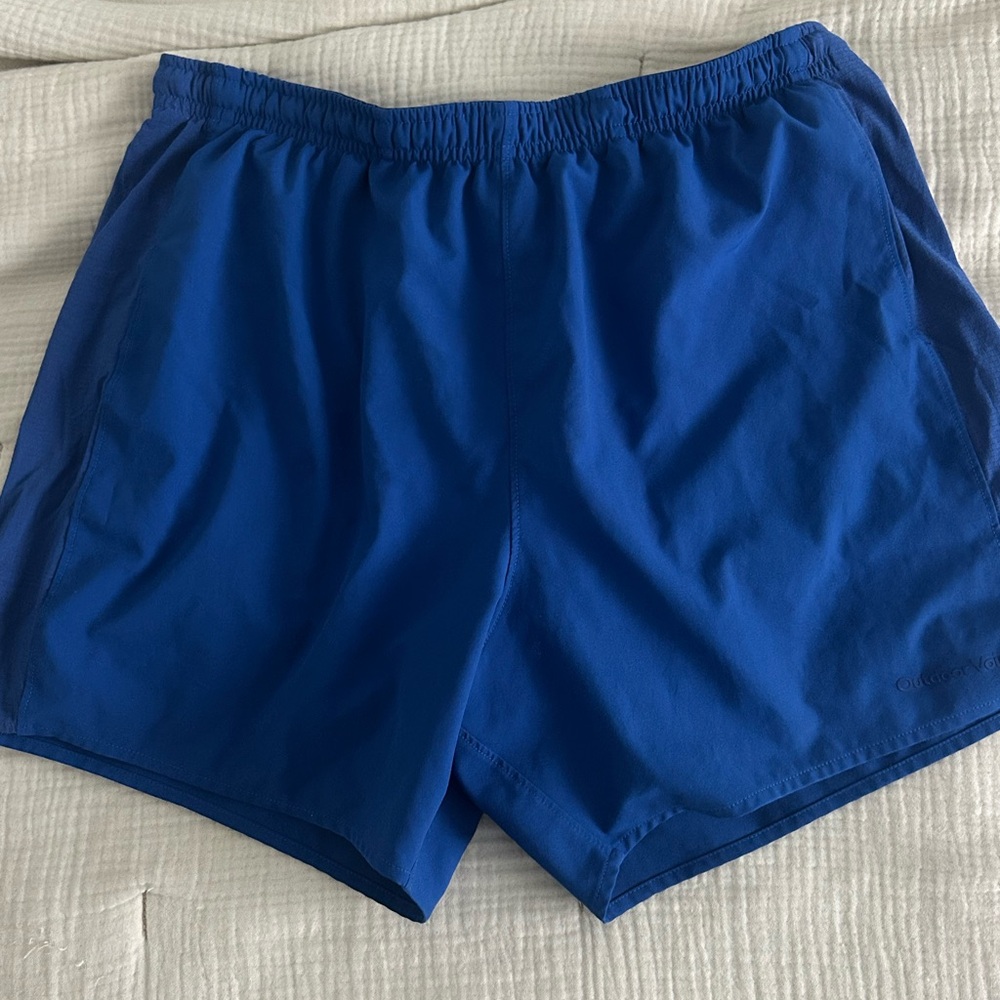 Outdoor Voices Blue Athletic Shorts - Lined